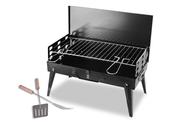 Barbecue Portable Valise BANQUET au Charbon de Bois