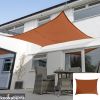 Voile d'Ombrage Terracotta Rectangle 6x5m - Ajourée - 320g/m2 - Kookaburra®