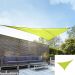 Toldos Vela de Sombra Kookaburra® Verde Lima Triangular 4.2mx4.2mx6.0m (Resistente al Agua -Uso Ocasional)