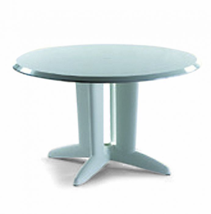 Table Ronde 122cm - Polyester Pied Central