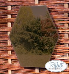 Miroir Hexagonal En Acrylique Couleur Bronze 40cm - By Reflect™