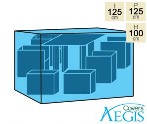 Housse de Protection Cubique pour Salon de Jardin 8 Places Aegis - Standard