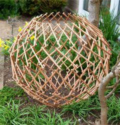 Sphère de jardin en Saule Treillis Extensible