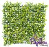 50x50cm Light Buxus Artificial Hedge Panel - by Papillon™ - 4 Pack - 1m²