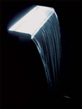 Éclairage LED (blanc) Pour Cascades Chute d'Eau, 90 cm