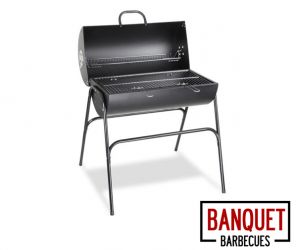 Barbecue Tonneau Charbon de Bois - Banquet™