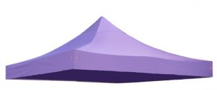 Toiture de Rechange pour les Tonnelles 3 m x 3 m - 300D Violet