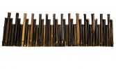 Bordures de Jardin à dérouler en Bambou Noir - 1 rouleau 100x30cm