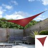 Voile d'Ombrage Bordeaux Triangle 5m - Imperméable - 160g/m2 - Kookaburra®