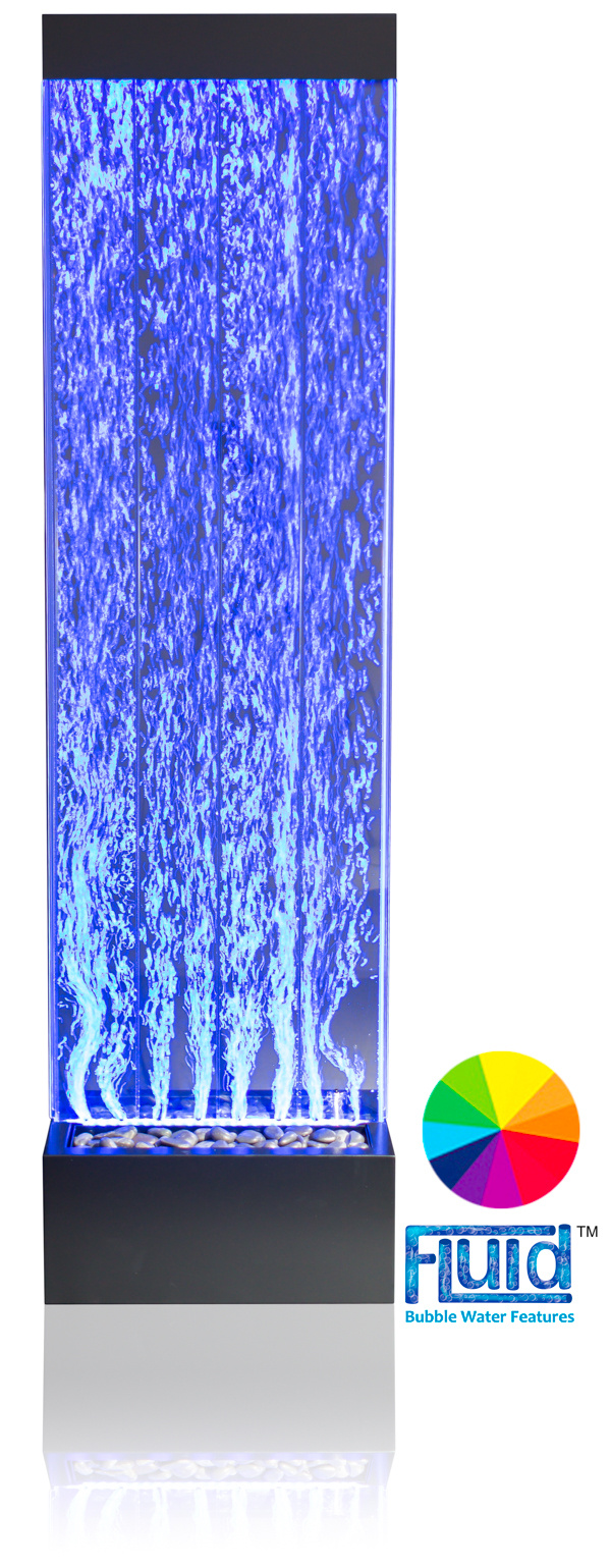 Uniprodo Mur À Bulles Mur De Bulle LED Fontaine Murale Intérieur  UNI_Water_01 (Éclairage Coloré, Plusieurs Coloris, Télécommande Portée 20  m) : : Cuisine et Maison