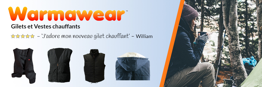Gilet Chauffant à Capuche Et à Piles Pour Femme- Par Warmawear™ 34