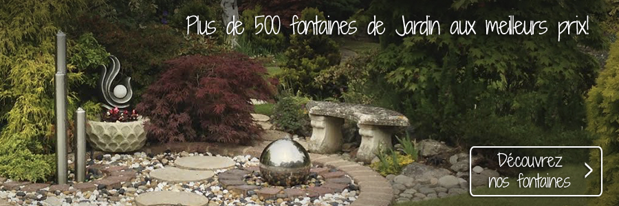 Fontaines de Jardin et Fontaines d'Intérieur à partir de 9,99 €