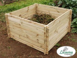 Bac à compost en bois 90x80x80 - Leman Bois