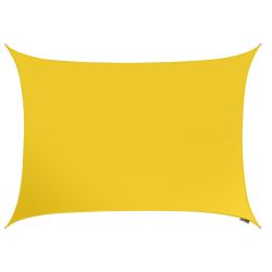 Voile d'Ombrage Jaune Rectangle 3x2m - Impermable - 160g/m2 - Kookaburra