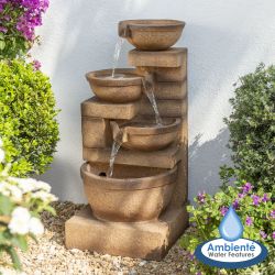 Fontaine de Jardin Solaire Fée sur Coquillage – Éclairage LED - Achat/Vente  fontaine de jardin pas cher 