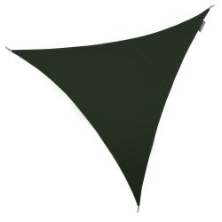 Voile d'Ombrage Vert Triangle 5m - Dperlant - 140g/m2 - Kookaburra