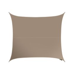Voile d'Ombrage Taupe Carr 3,6m - Impermable - 160g/m2 - Kookaburra