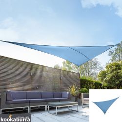 Voile d'Ombrage Azur Triangle  angle droit 6m - Impermable - 160g/m2 - Kookaburra