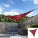 Voile d'Ombrage Bordeaux Triangle 5m - Imperméable - 160g/m2 - Kookaburra®