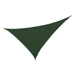 Voile d'Ombrage Vert Triangle  angle droit 6m - Ajour Premium - 185g/m2 - Kookaburra