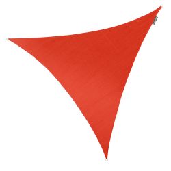 Voile d'Ombrage Rouge Triangle 3,6m - Ajour Premium - 185g/m2 - Kookaburra