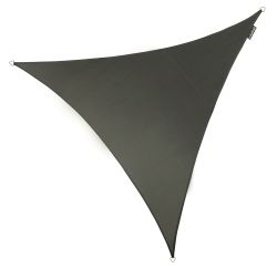 Voile d'Ombrage Charbon Triangle 3,6m - Ajoure - 320g/m2 - Kookaburra