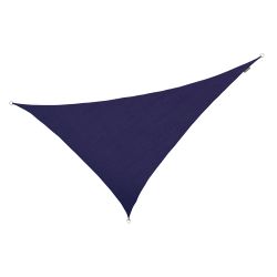 Voile d'Ombrage Bleu Triangle  angle droit 6m - Ajoure - 320g/m2 - Kookaburra