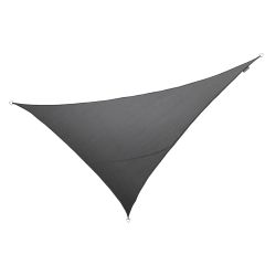 Voile d'Ombrage Charbon Triangle  angle droit 6m - Ajoure - 320g/m2 - Kookaburra