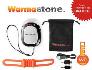 Warmastone™ 4 en 1 Chauffe-main/Lampe de poche/Eclairage Vélo /Chargeur- Par Warmawear™