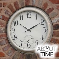 Horloge d'extérieur Géante - Blanche - 59cm - About Time™
