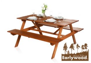 Table de Pique-nique avec Bancs Earlywood™ Camberley - 1.5m