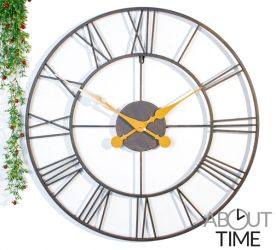 Horloge d'Extérieur - Finition Métal Antique - About Time™