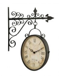 Horloge de Gare Clarence Double Face – 44 cm