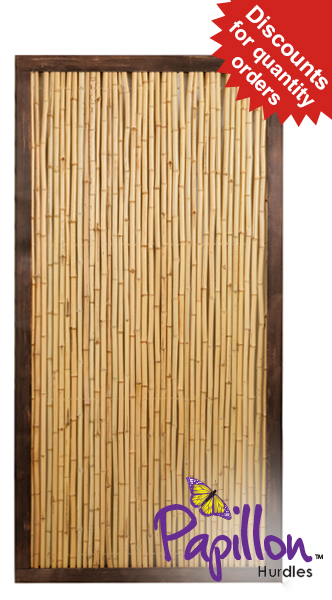 Panneau en Bambou avec Cadre Pour Clôtures – 1.82m x 0.9m - Par Papillon™