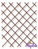 Black Bamboo Expandable Fencing Screening Trellis 2.0m x 2.0m (6ft 7in x 6ft 7in) - By Papillon™