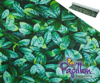 Brise-Vue de Jardin Rouleau Décoratif Feuilles 1 x 5m -  par Papillon™