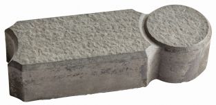 Bordure de Pelouse «Facile» Gris Antique –  Lot de 2 (50cm)