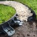 3.75m Flexible Garden Edging (5x 80cm) in Black - H6cm by EcoGrid™