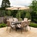 Hadleigh 6 Seater Garden Dining Furniture Set In Beige By Hectare®