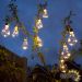 Pack of 9 Hanging Solar Bulb Garden Lights by Solaray