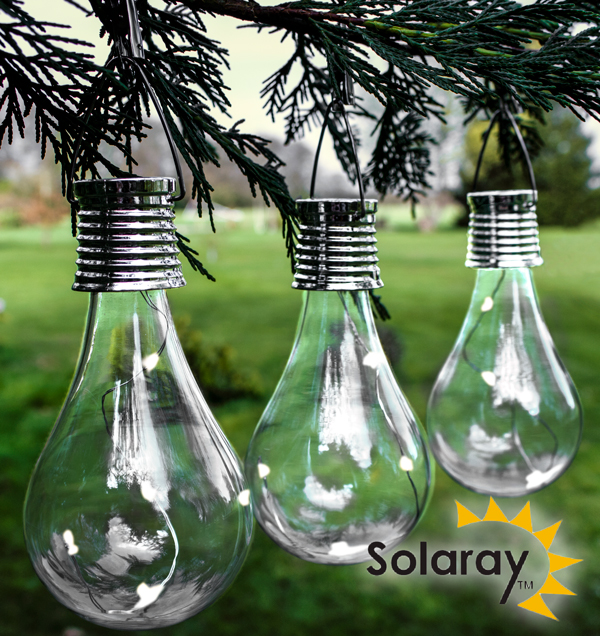 Ampoules Solaires Décoratives Suspendues Pour Jardin- Lot de 3 - By Solaray™