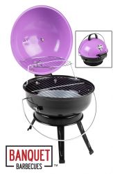 Barbecue Charbon Portable - Violet - Banquet™