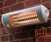 Chauffage Extrieur Mural de Terrasse Radiant Infrarouge  Quartz 3 Rglages de Chaleur 1800 Watt IPX4 Firefly