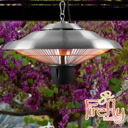 Chauffage en Acier Inoxydable pour Plafond, �lectrique � Infrarouge avec Ampoule Halog�ne de 1.5kW par Firefly