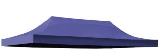Toiture de Rechange pour les Tonnelles 3 m x 6 m - 300D Bleu