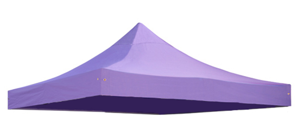 Toiture de Rechange pour les Tonnelles 3 m x 3 m - 500D Violet