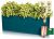 L70cm Zinc Galvanised Teal Trough Planter - By Primrose™