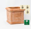 Petit Pot Cube En Terre Cuite De 26 cm
