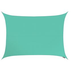 Voile d'Ombrage Turquoise Rectangle 5x4m - Impermable - 160g/m2 - Kookaburra