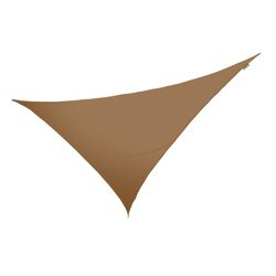 Voile d'Ombrage Mocha Triangle  angle droit 6m - Impermable - 160g/m2 - Kookaburra